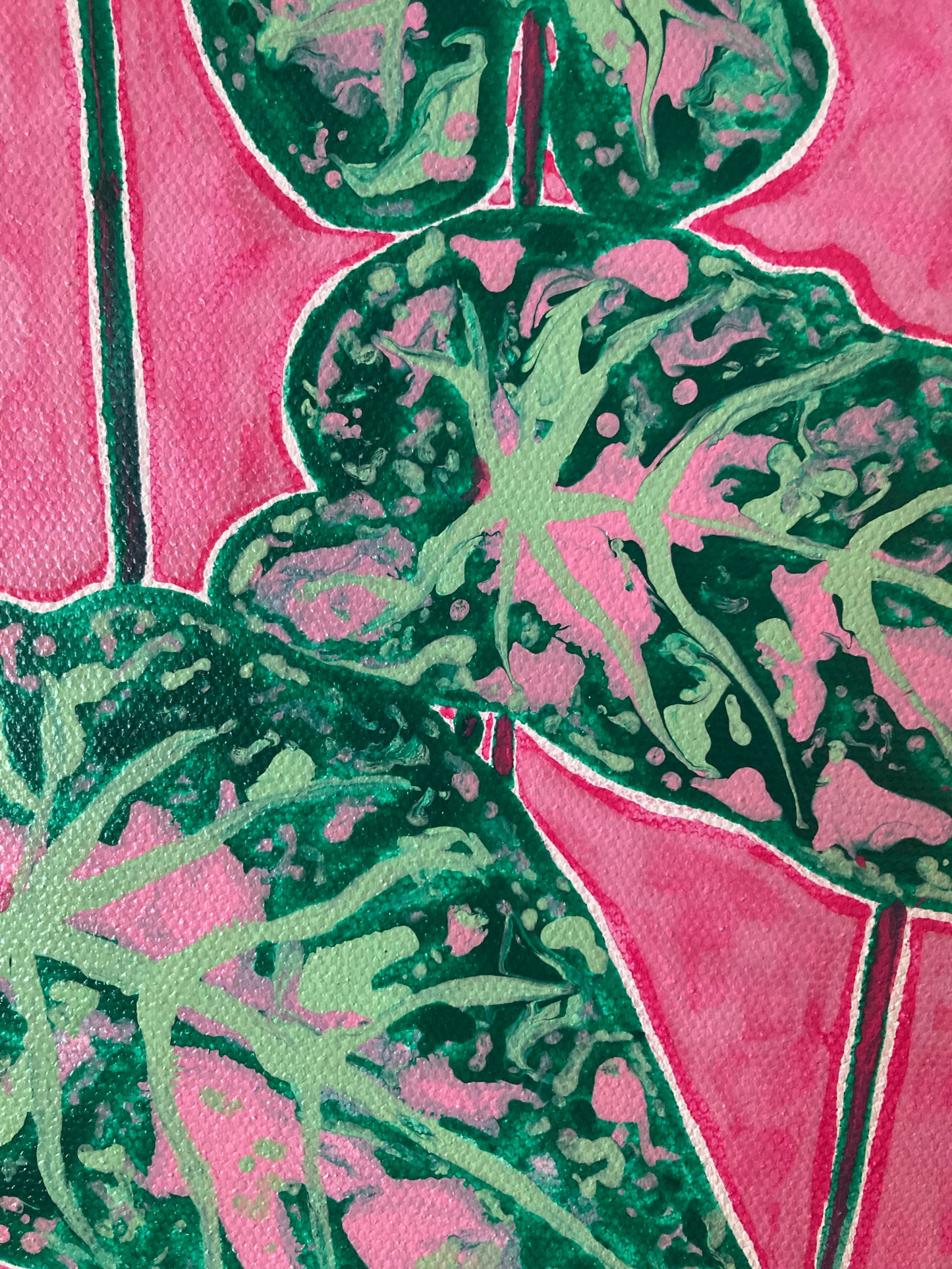 "Pink Cloud" 35cm x 35cm