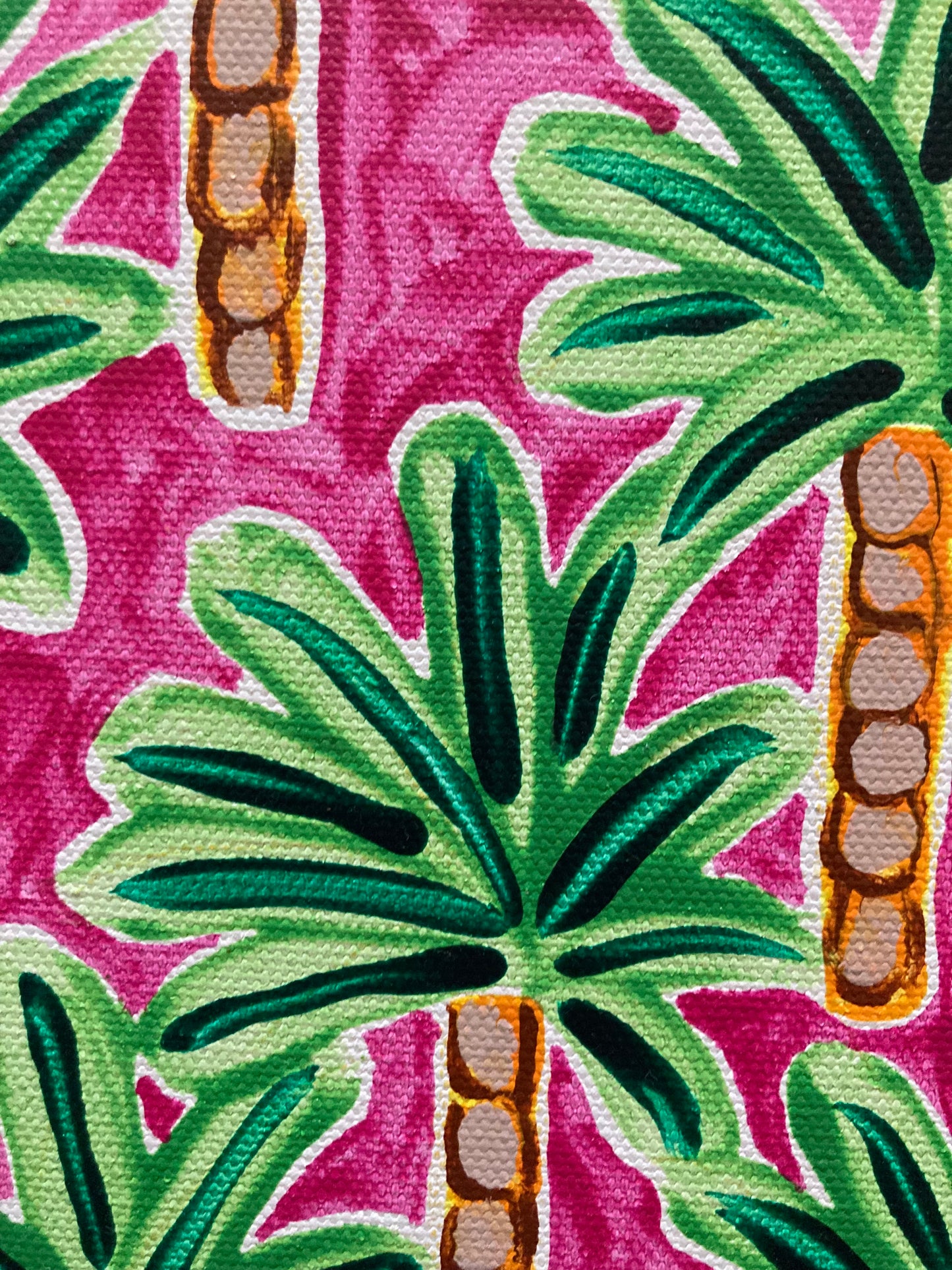 "Palm Grove" 30cm x 30cm