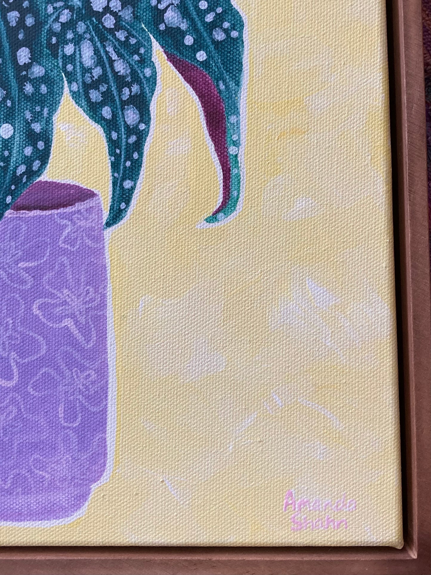 "Polka Begonia" 30cm x 30cm