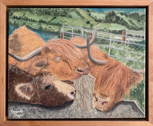 “In The Highlands” 23cm x 28cm