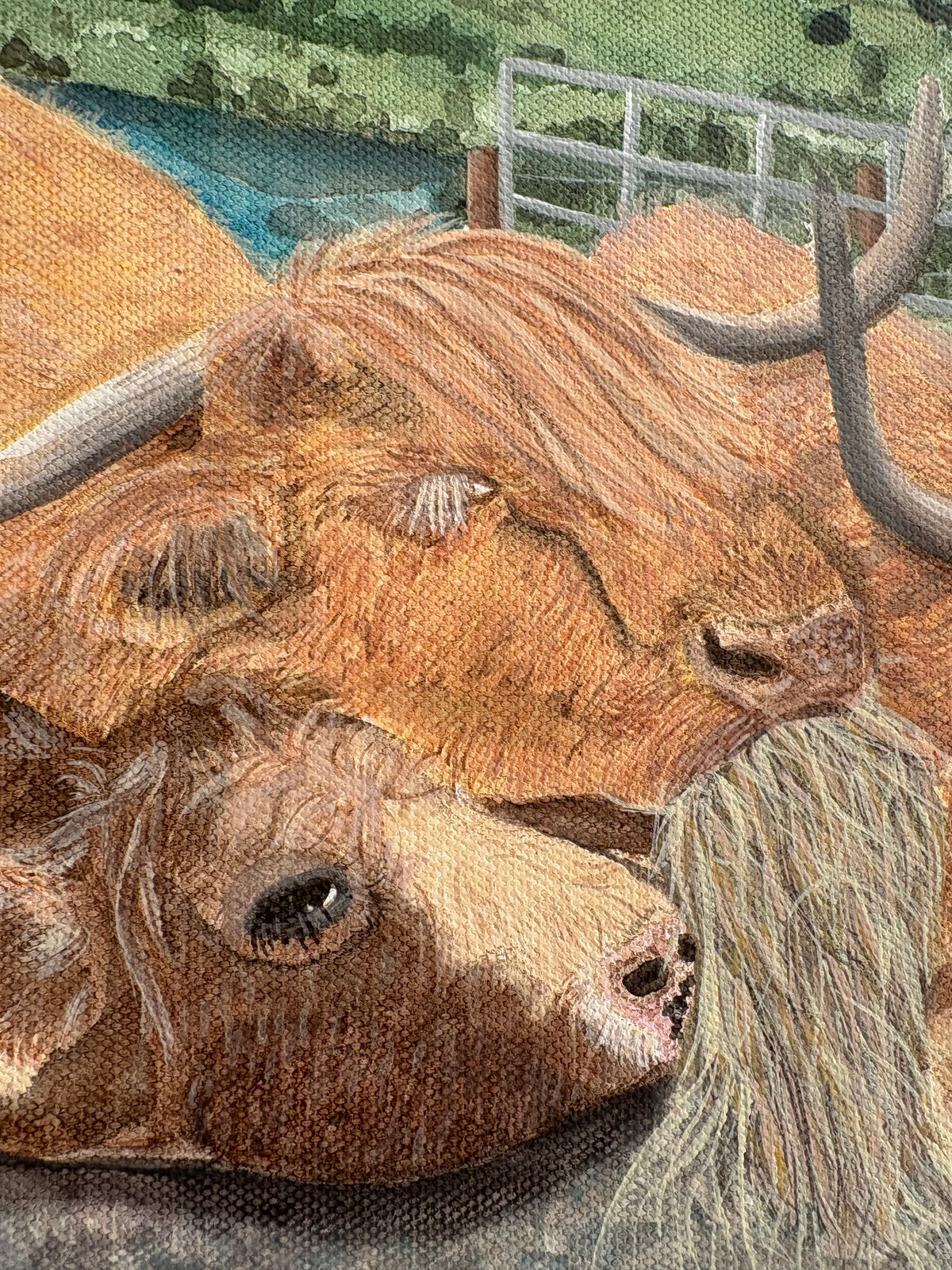 “In The Highlands” 23cm x 28cm
