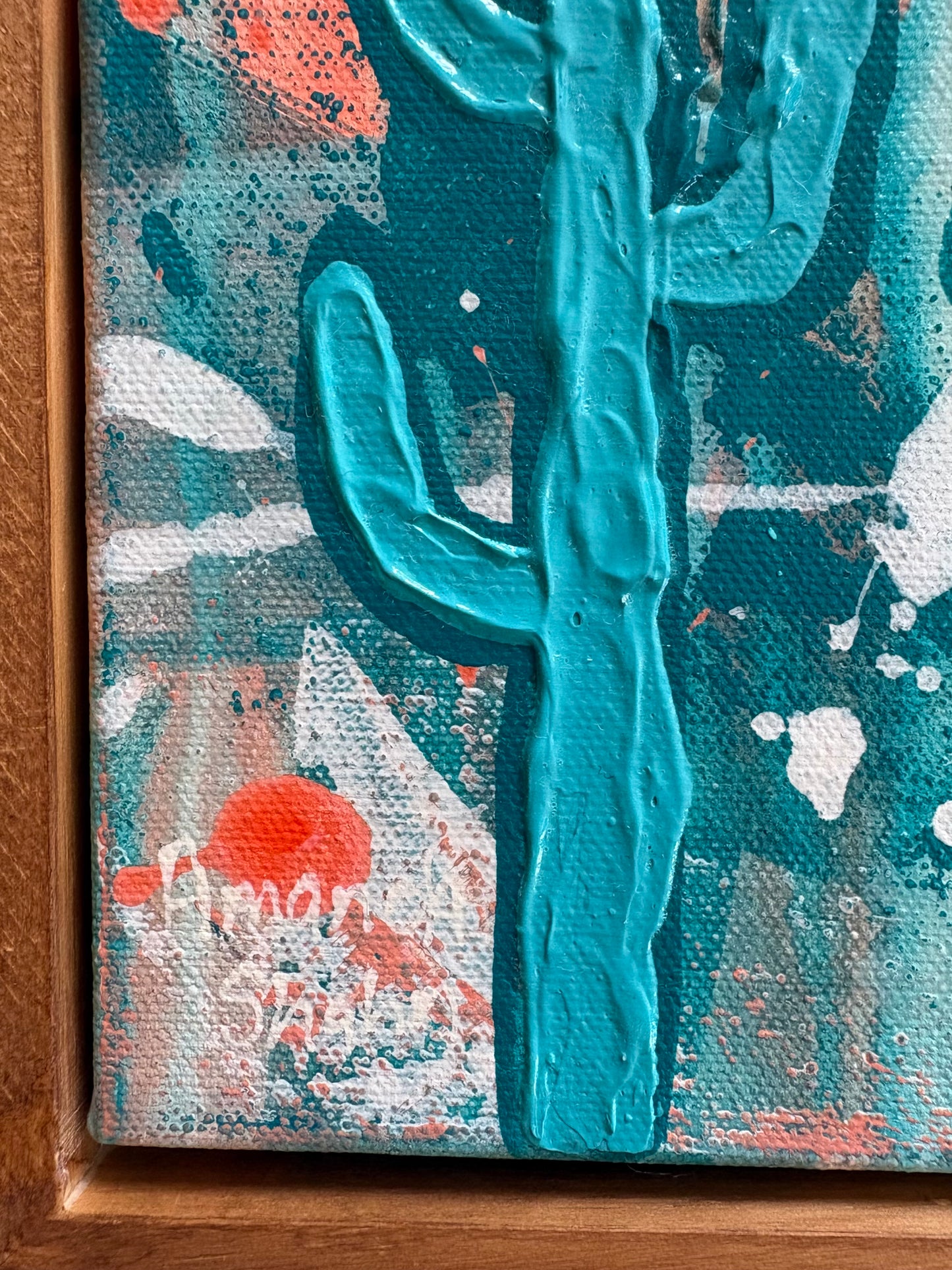 "Desert Oasis" 30cm x 30cm
