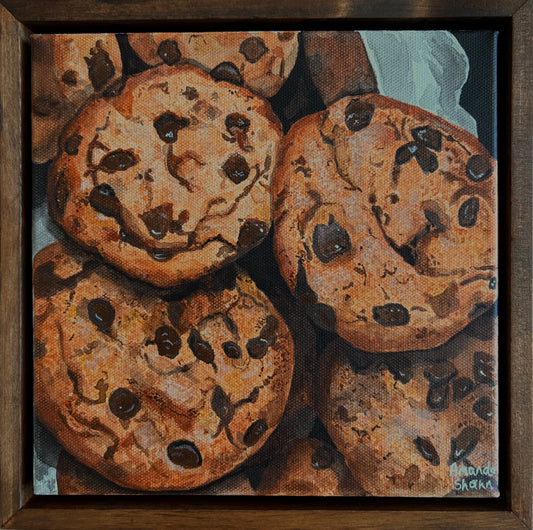 "Chocolate Chip Cookies" 20cm x 20cm