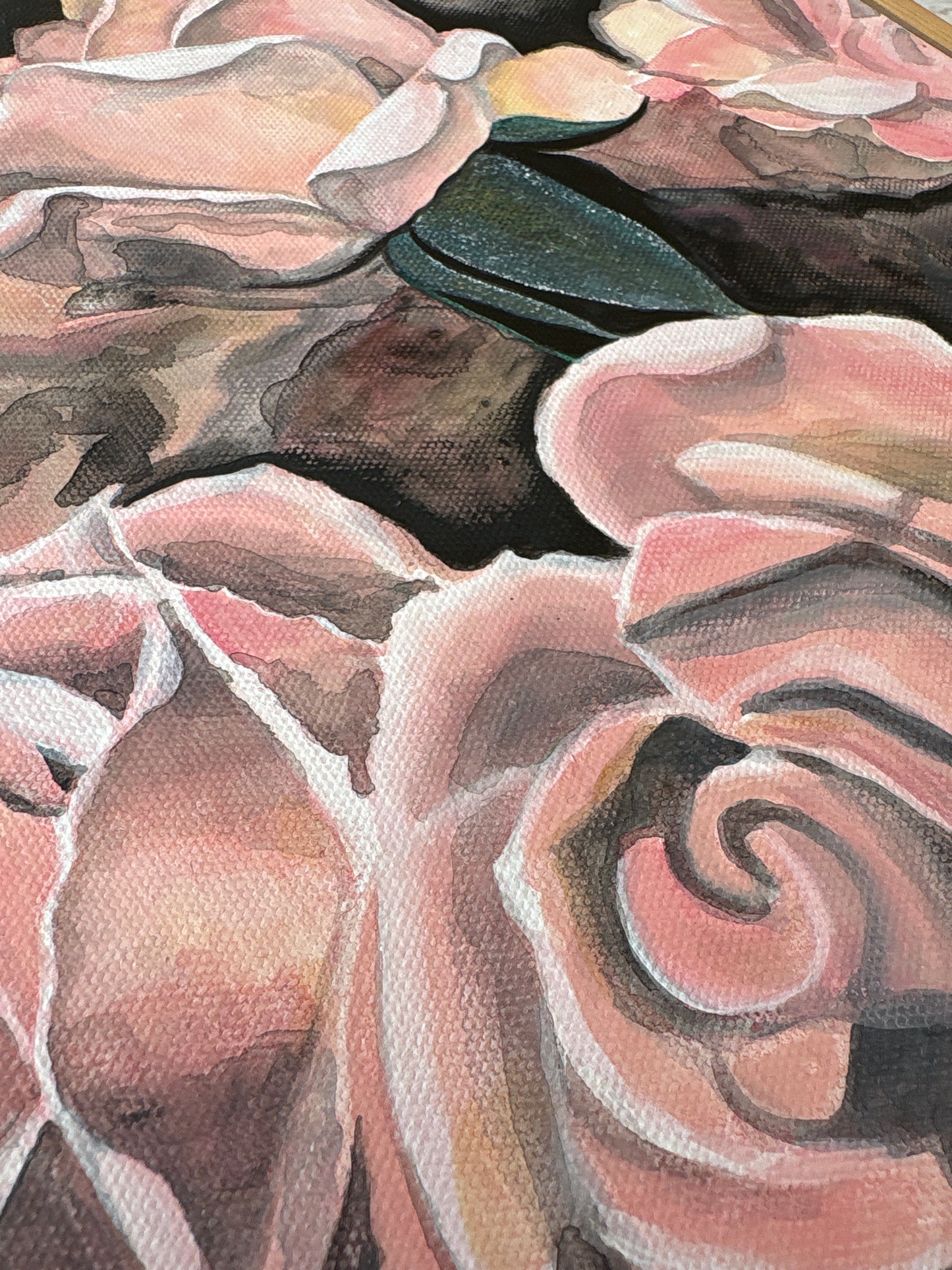 "Every Rose Has It’s Thorn" 30cm x 30cm