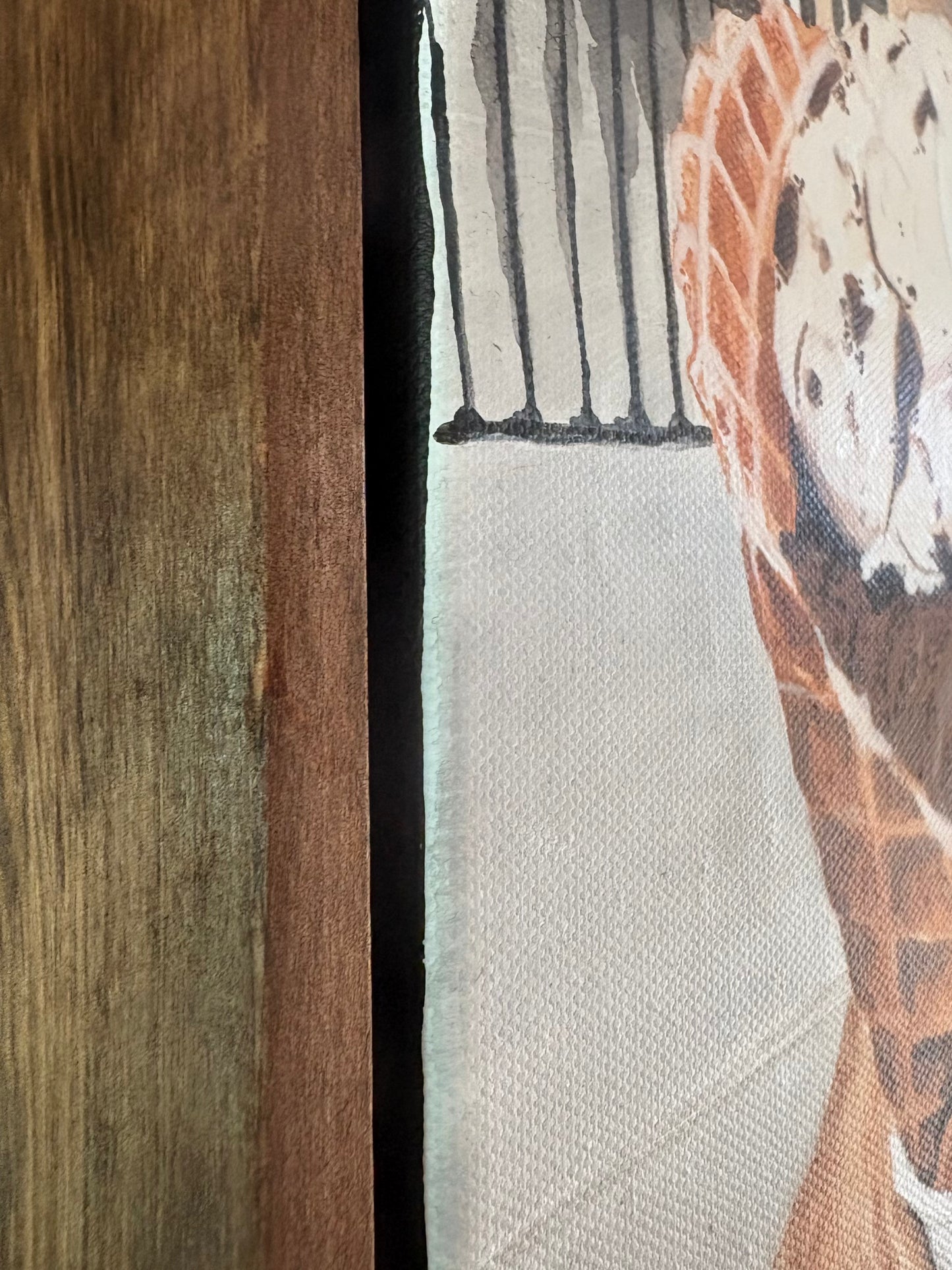 "Double Scoop" 20cm x 20cm