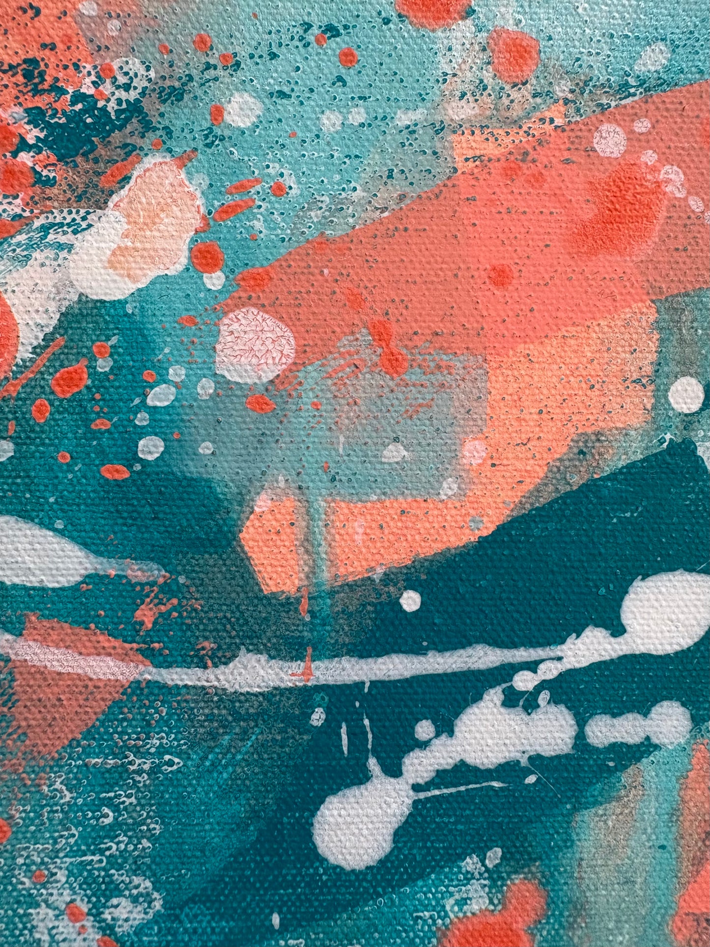 "Desert Oasis" 30cm x 30cm