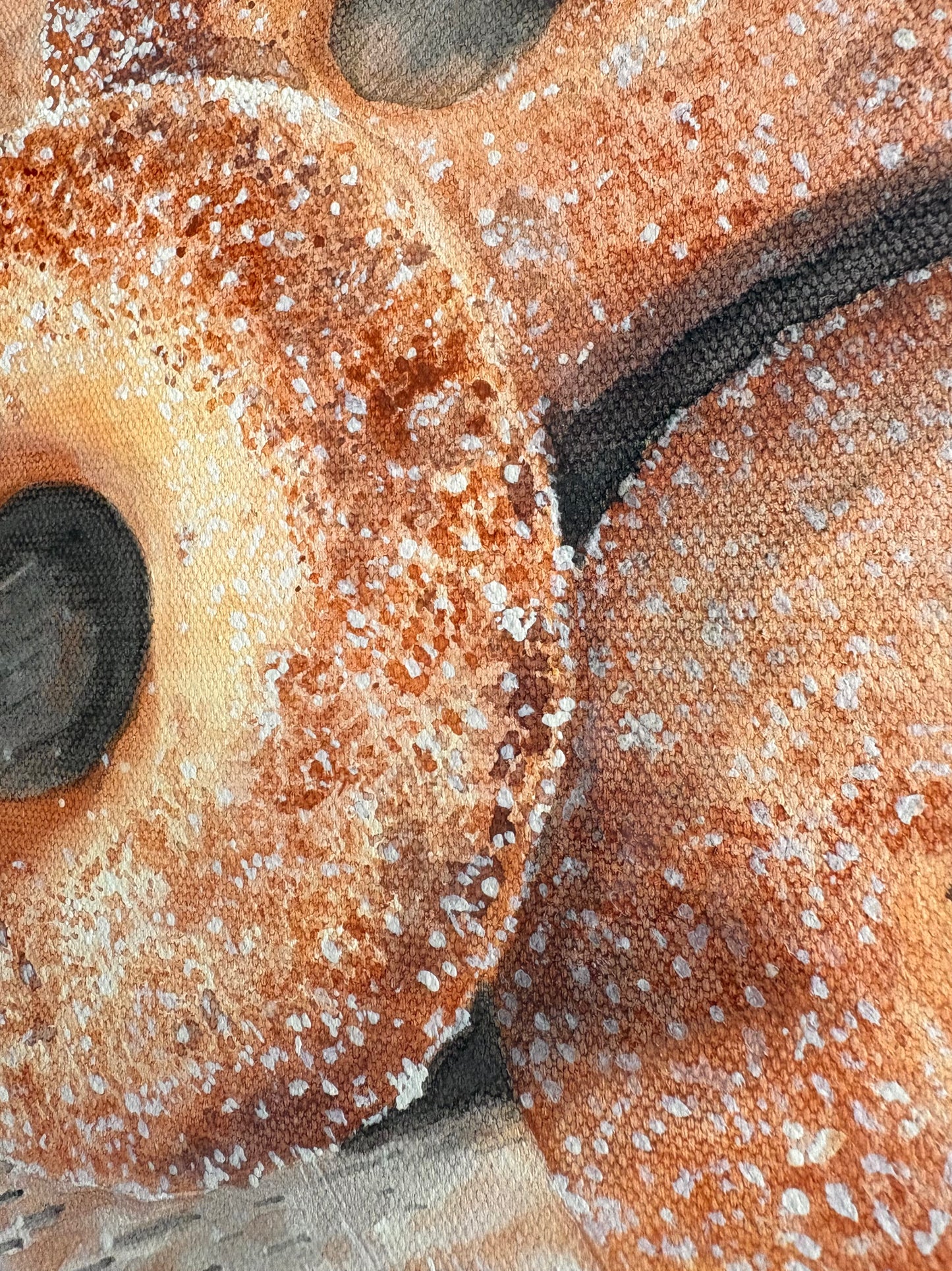 "Fresh Cinnamon Donuts" 20cm x 20cm