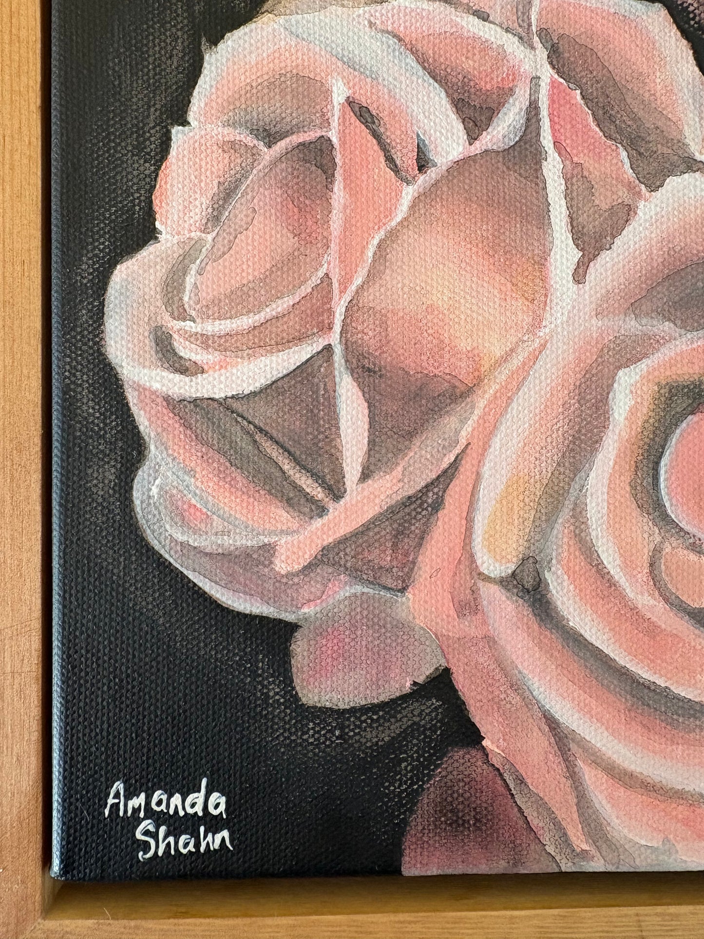 "Every Rose Has It’s Thorn" 30cm x 30cm