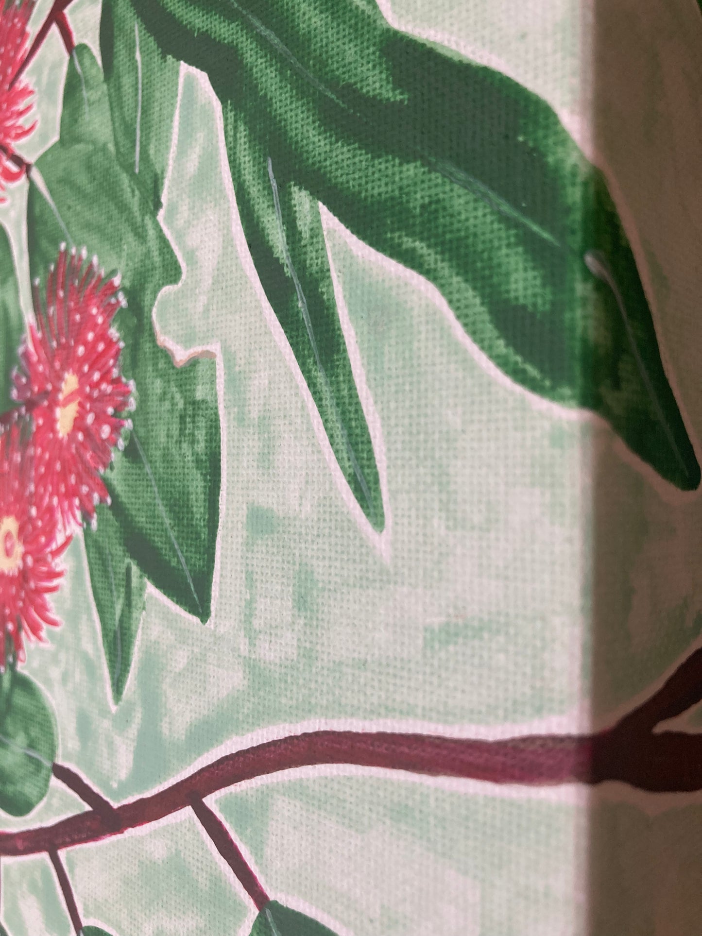“Red Flowering Gum” - 25cm x 25cm