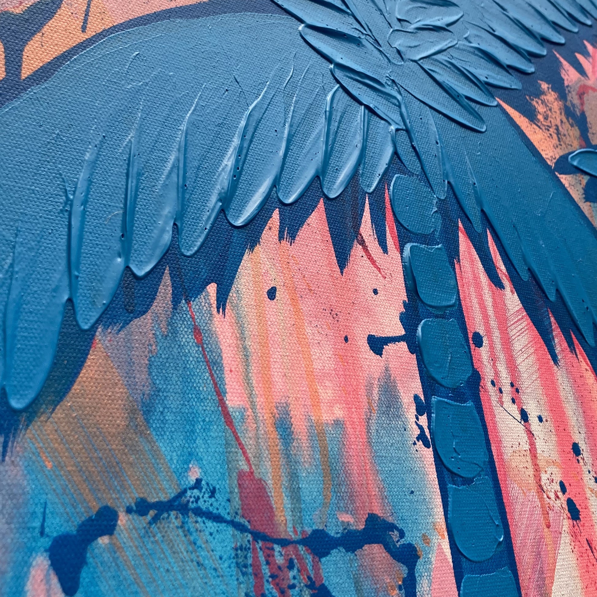 close up of the abstract background and texture of the palm trees